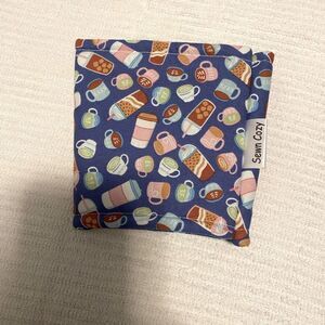 Iced Coffee Pattern Large Coffee Koozie